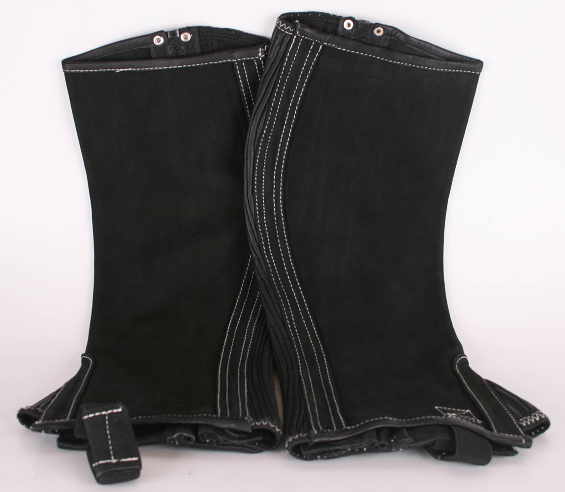 Riders Trend Adultos Gammash Nubuck Leather Minichaps Crystal Zip negro XL 