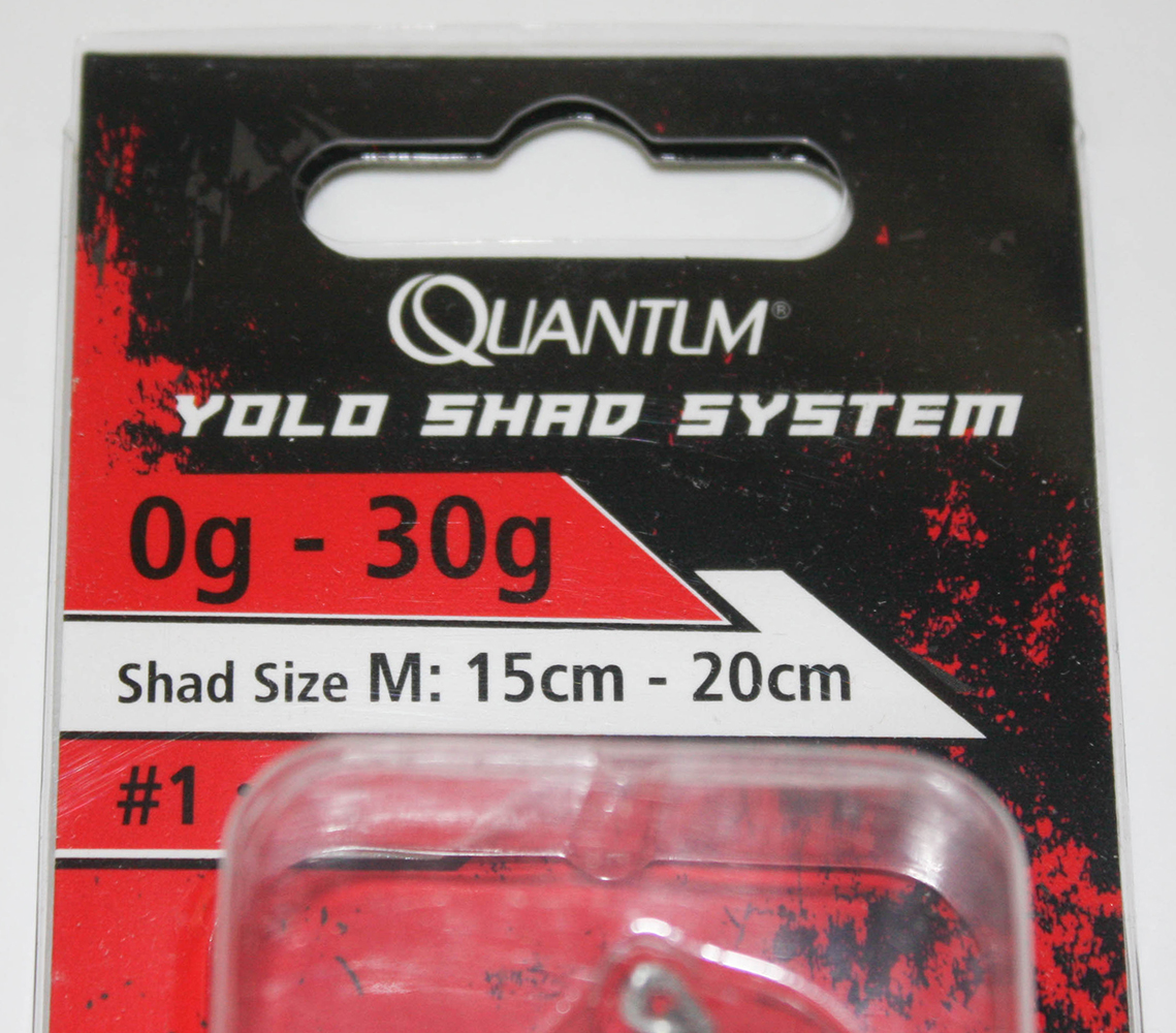Quantum Yolo Shad System 2 Drillingshaken Spinnfischen Stinger Gummifisch