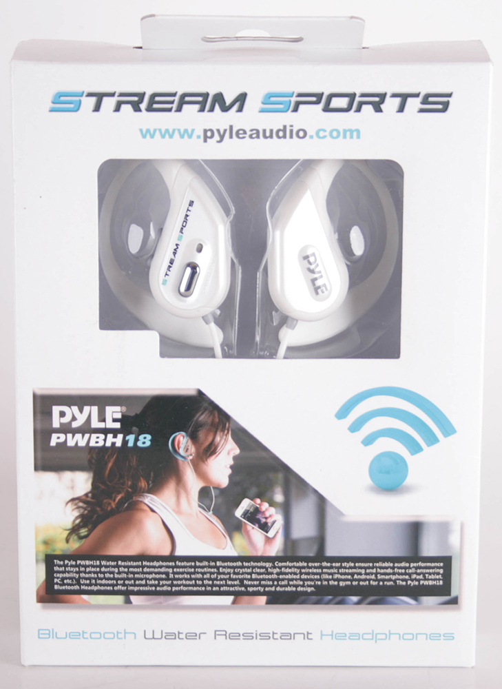 Pyle Bluetooth Kopfhörer Headset mit integriertem Mikrofon Weiß