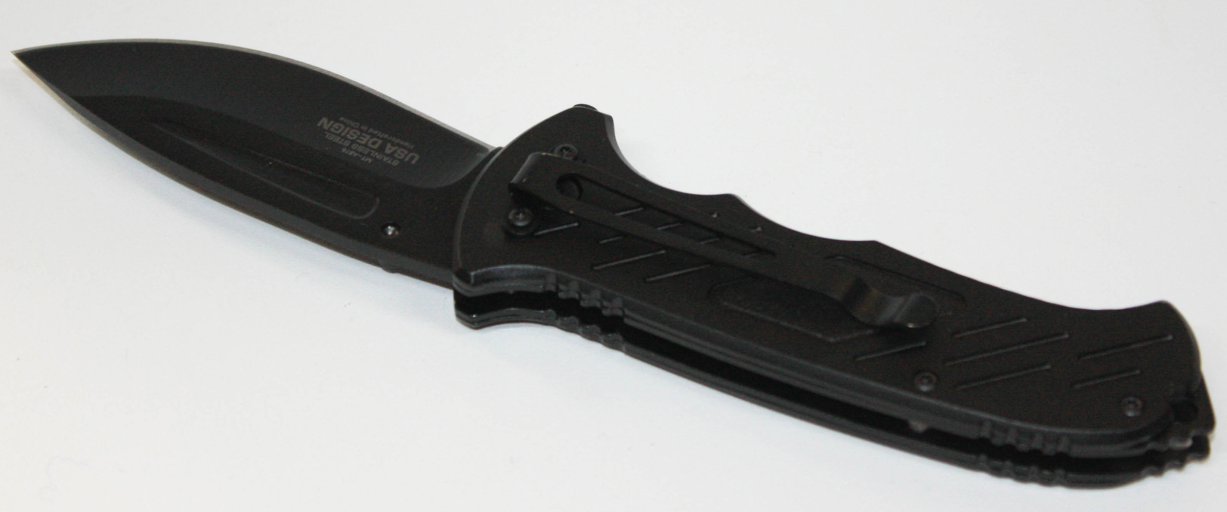 Couteau de poche MTech USA couteau série MT-A875 couteau de chasse ALU à rayures 9 cm 