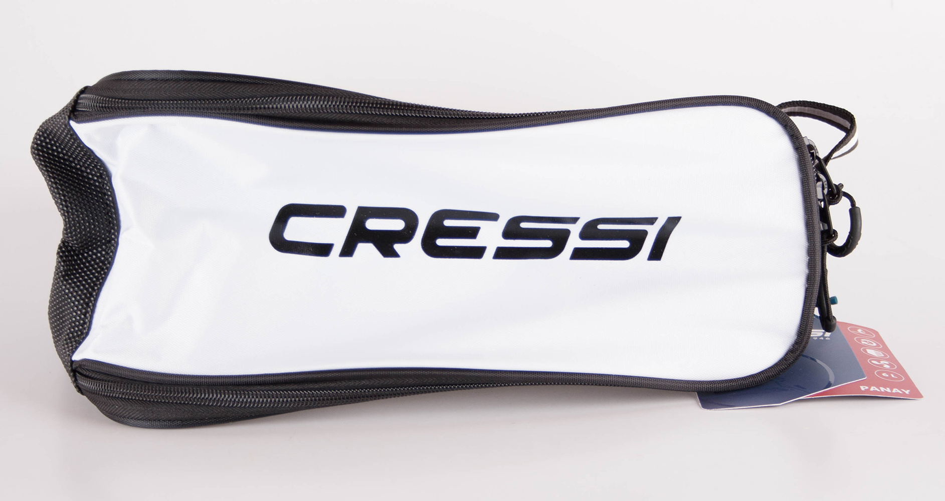 Cressi Panay Bag Sac de Sport Longitudinal Blanc / Noir L 28 x 15 x 12 cm