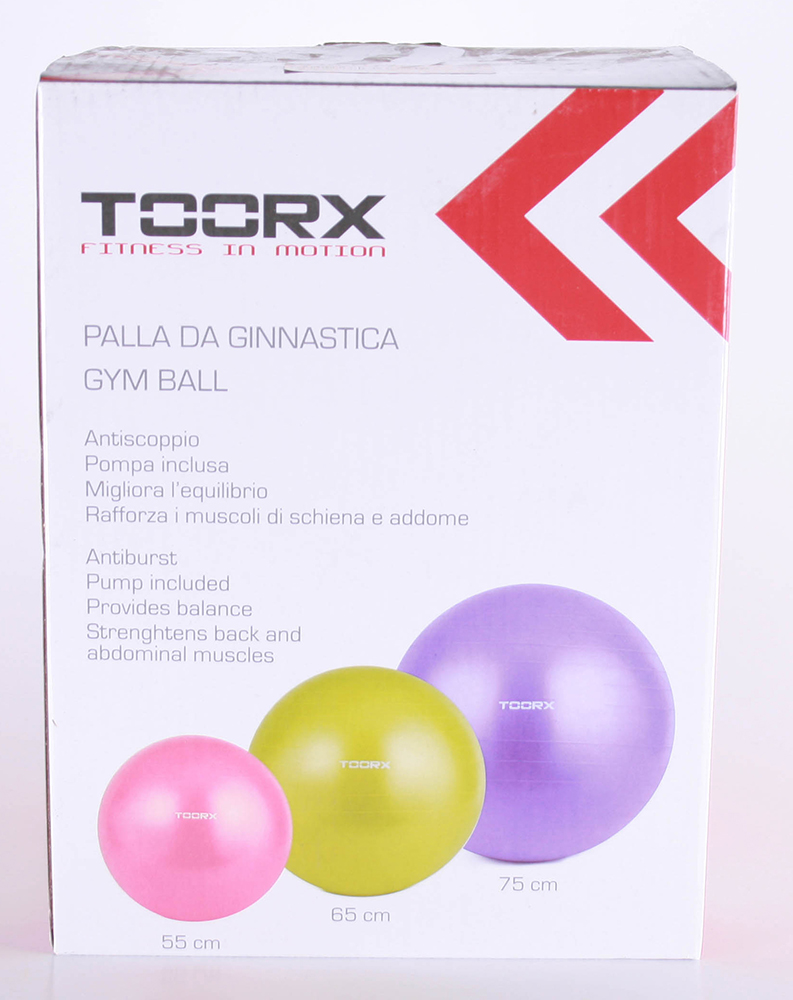 Palla per esercizi Toorx rosa 55 cm