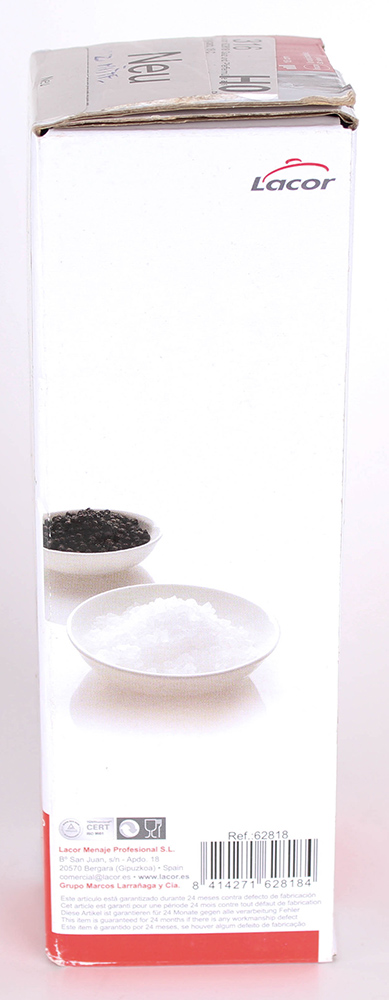 LACOR 62818 Salz und Pfeffermühle aus Polycarb 18 cm