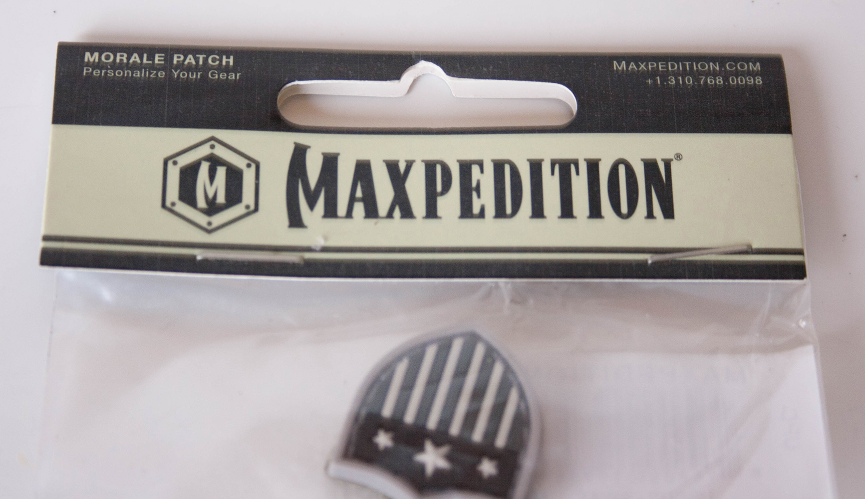 Maxpedition MXUSSDS USA Shield Micro patch Swat Lt / Dk Gris / Blanc / Noir 8