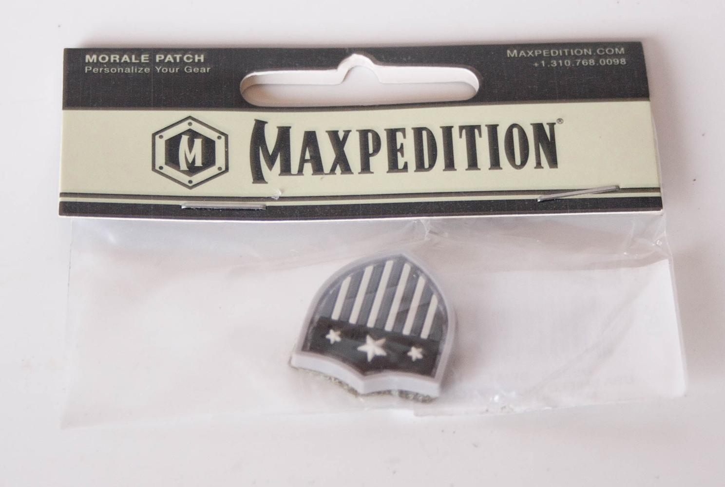 Maxpedition MXUSSDS USA Shield Micro patch Swat Lt / Dk Gris / Blanc / Noir 8