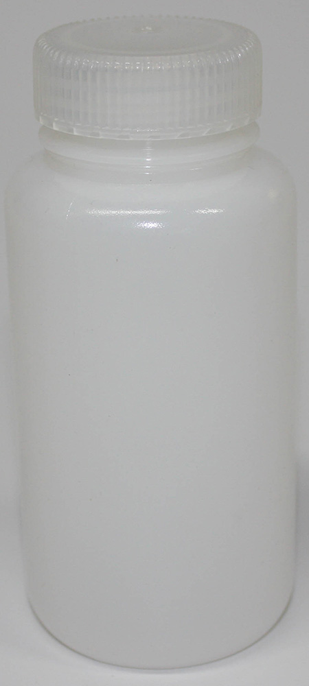 Flacon de conservation sans étiquette blanc 250 ml