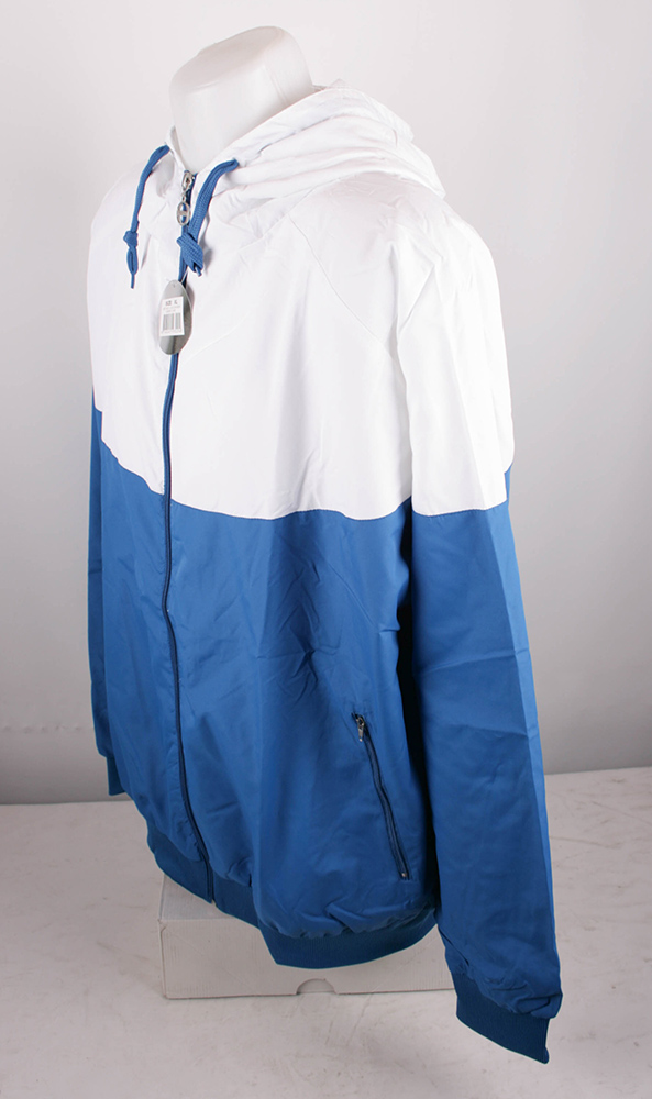 Avento Jacket Sport Hoodie avec Capuche Bleu / Blanc XL