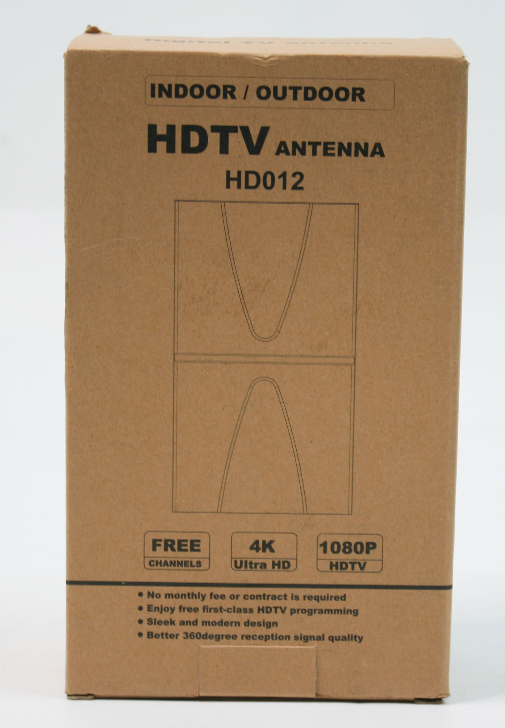 Antenne HDTV HD012 4K Ultra HD 1080P Intérieur Extérieur